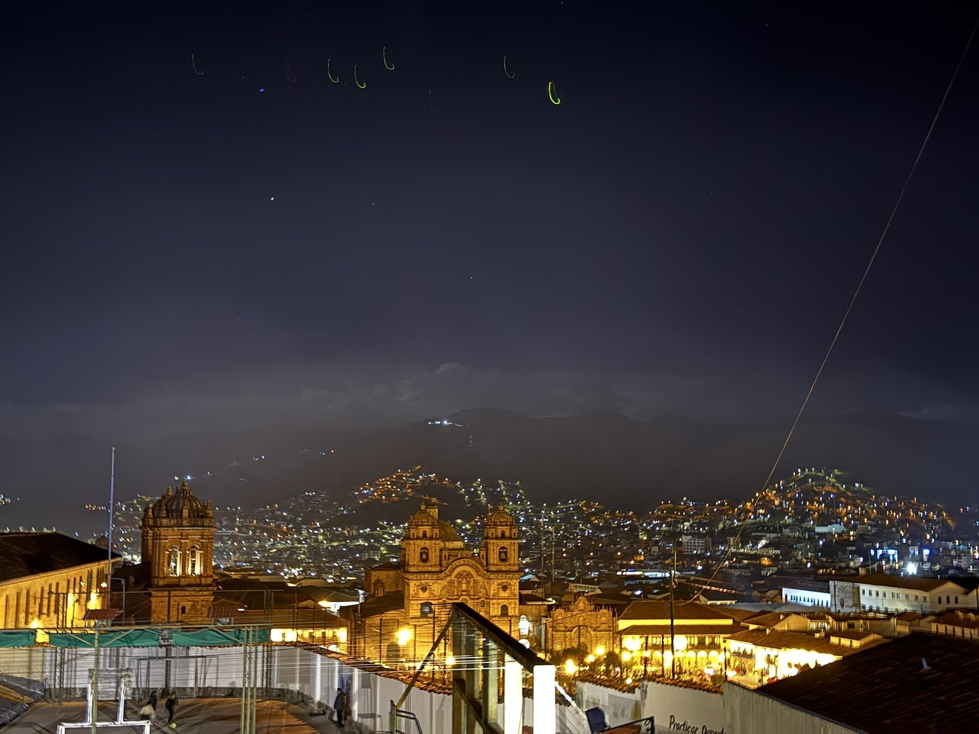 Cusco Cityscape at night