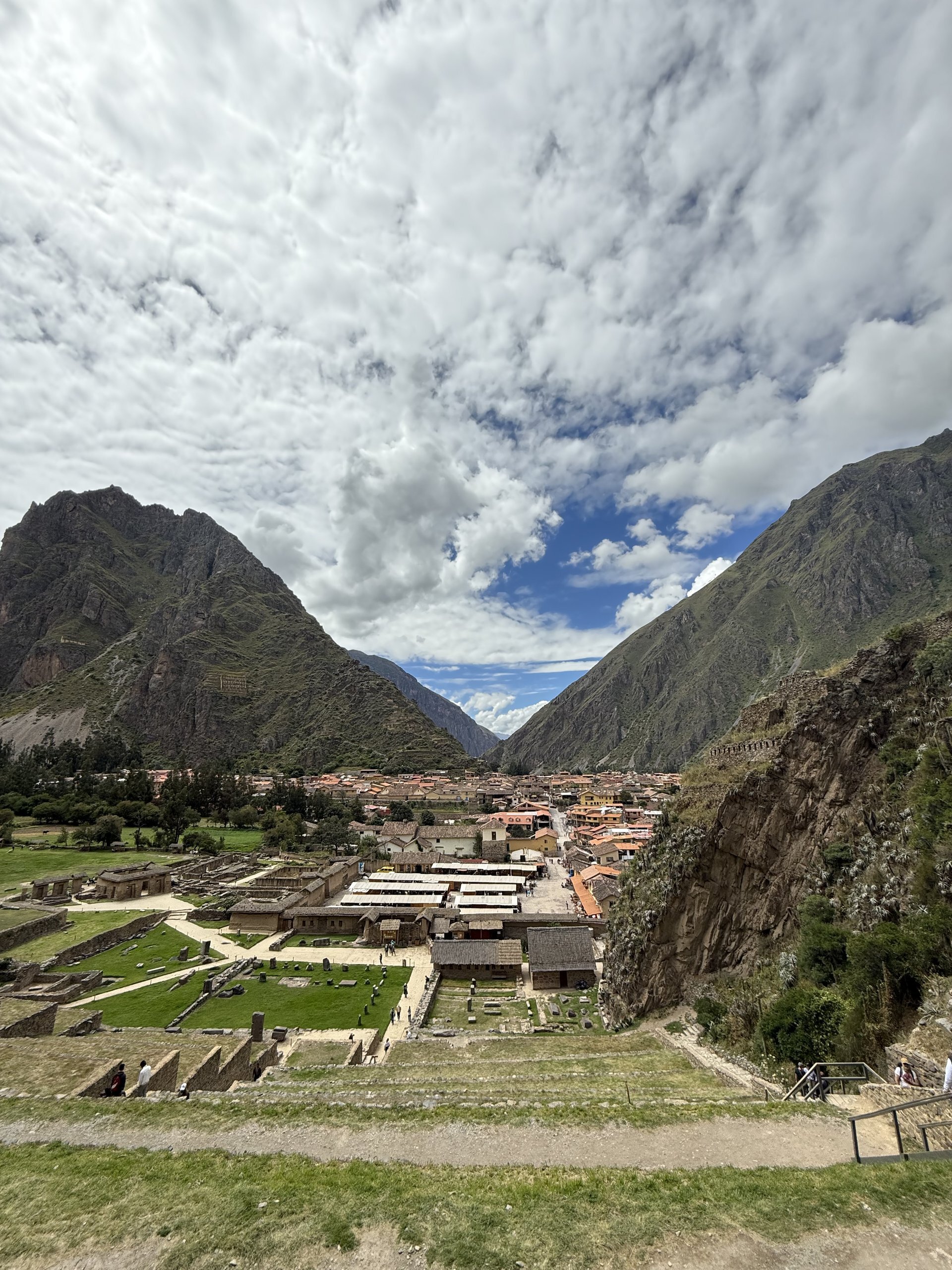 View from Ollantaytambo Ruins